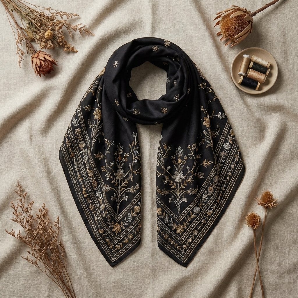 Delicate Embroidered Sheila