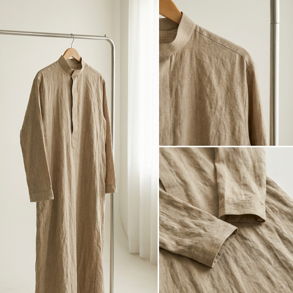 Classic Italian Linen Thobe