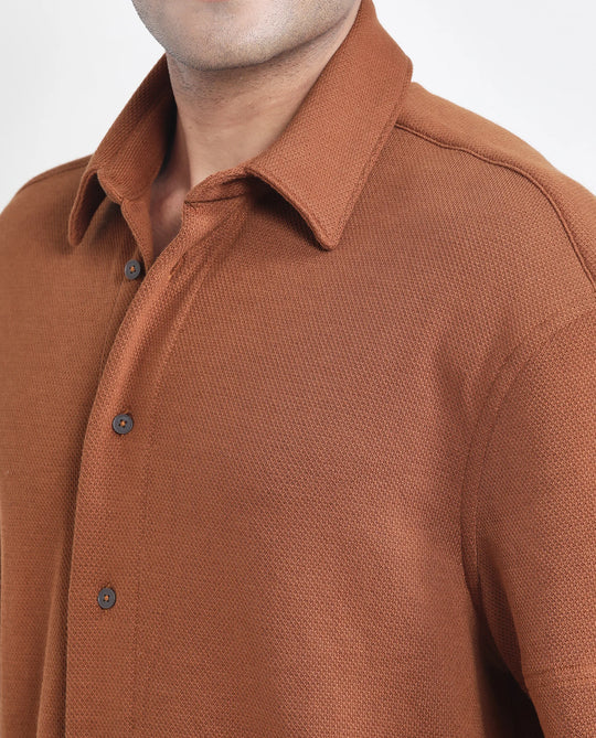 Boxy Fit Plain Shirt thumbnail 4